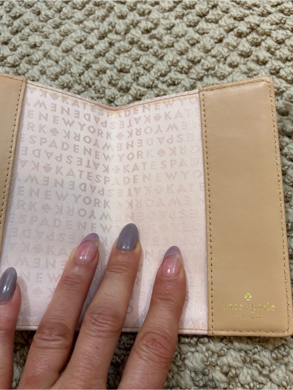 Kate Spade Brand Pink Flamingo Passport Cover - Picture 4 of 8